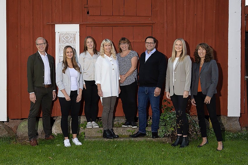 Bild på personer som jobbar med privatkunder på Lekebergs Spabank