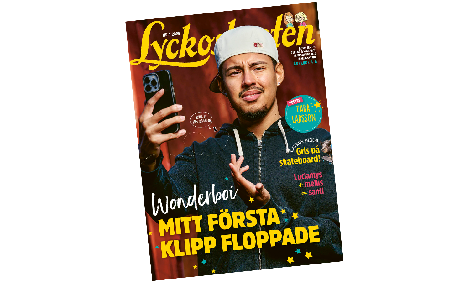 Omslag Lyckoslanten nr 4 2025